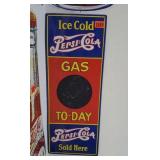 Ice Cold Pepsi advertising sign