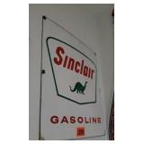 Vintage Sinclair enamel advertising sign