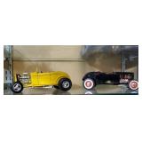 Pair of street rod collectibles