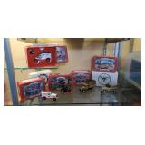 Texaco collectors club tins, toys (5)