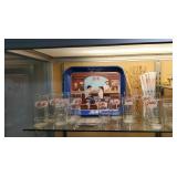 Pepsi Cola trays, drink ware, paperweight