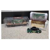 Mountain Dew toy trucks, bank