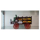 Cast iron Pepsi wagon, driver