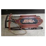 Pepsi Cola decorative sled