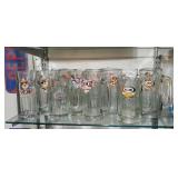 A&W ad caps, assorted root beer mugs (12+)