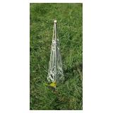 Garden wrought iron trellis