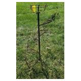 Vintage metal tiered plant stand