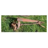 Three point post hole digger