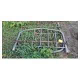 Metal headboard, footboard, frame rails