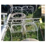 Metal chair frames (4)