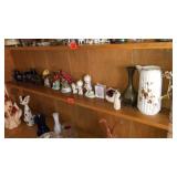 Precious moments, cardinal bird figurines,