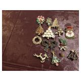 Christmas Theme Brooch Pins