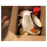 Water pitcher, Tupperware, bowl,