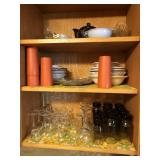 Contents of cabinet: