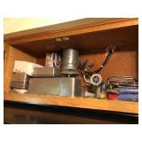 Contents of Cabinet: Bread Pans, Misc.