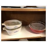 Casserole Dishes, Serving Tray, & Bowl