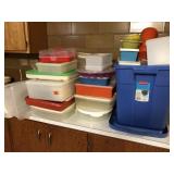 Tupperware and food storage containers