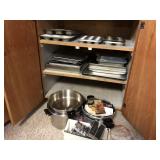 Baking pans, muffin tins, kettles,