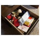 Sewing Table, machine and contents of drawers