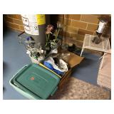 Planter stand, bird feeder, lawn decor