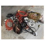 Extension cords and work lights