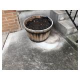 2- Half Barrel Planters