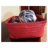 Tote of yarn