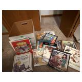Box of cartoon books, Calvin & Hobbs