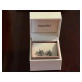 Pandora snowflake earrings
