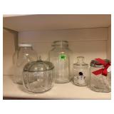 Storage jars, holiday, pumpkin, gallon jars