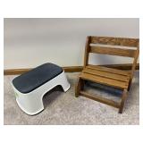 Child step stools (2)