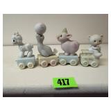 Precious Moments birthday train collectible