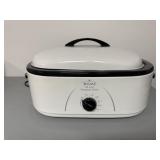 Rival 18 quart roaster, divided tray included