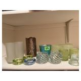 Assorted candle holders