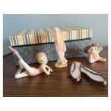 Ballerina collectibles, stained glass slippers