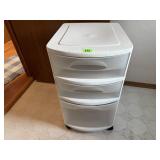 Sterlite rolling storage cart