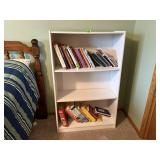 White bookcase, no contents included