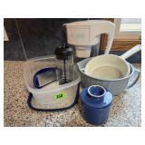 Kitchen lot, butter bell, Pampered Chef dressing