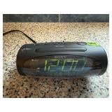 Sony AM/FM clock radio