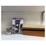 Label maker, photo file box