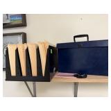 Office supplies, accordian file, paper organizer,
