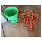 5 gallon bucket, power cords (2)