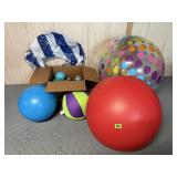 Exercise, toy balls