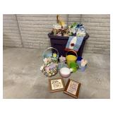 Easter baskets, needlepoint,