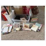 Stationery lot, cards, notepads, journals, pens,