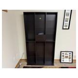 Black bookcase