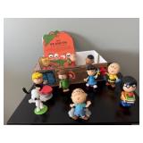 Peanuts Gang book, toys