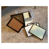 Tote of black picture frames