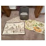 Storage bin, pillow covers