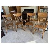 Amish Heirloom dining arm chairs (4)